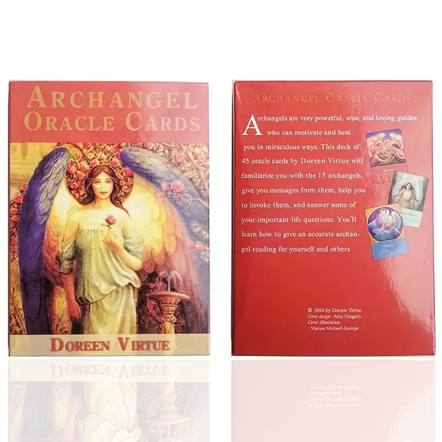 Archangel Oracle Card (small reprint version): 45 Oracle Cards & pdf guide, Doreen Virtue