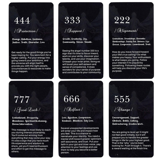 Angel Number Oracle Cards: 56 Oracle Card Deck with angelic messages for your higherself