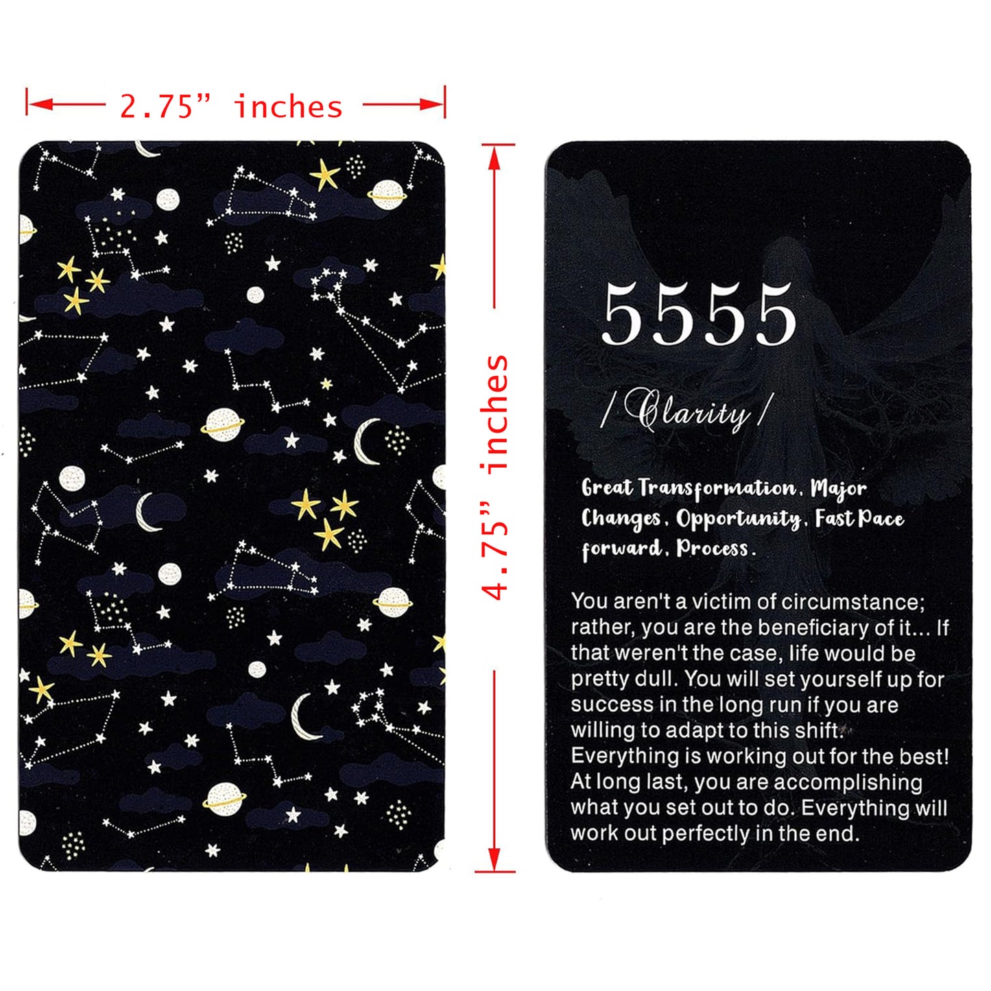 Angel Number Oracle Cards: 56 Oracle Card Deck with angelic messages for your higherself