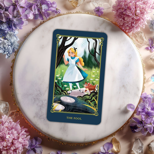 Alice in Wonderland Tiny Tarot Deck and Guidebook