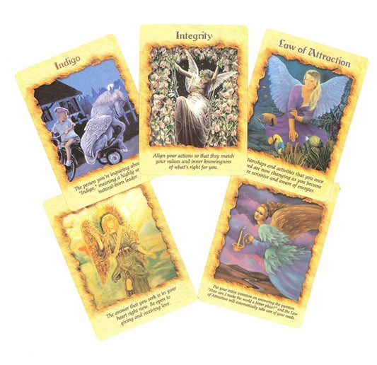 Angel Therapy Oracle: 44 Oracle Card Deck & pdf guide; Doreen Virtue (small reprint version)