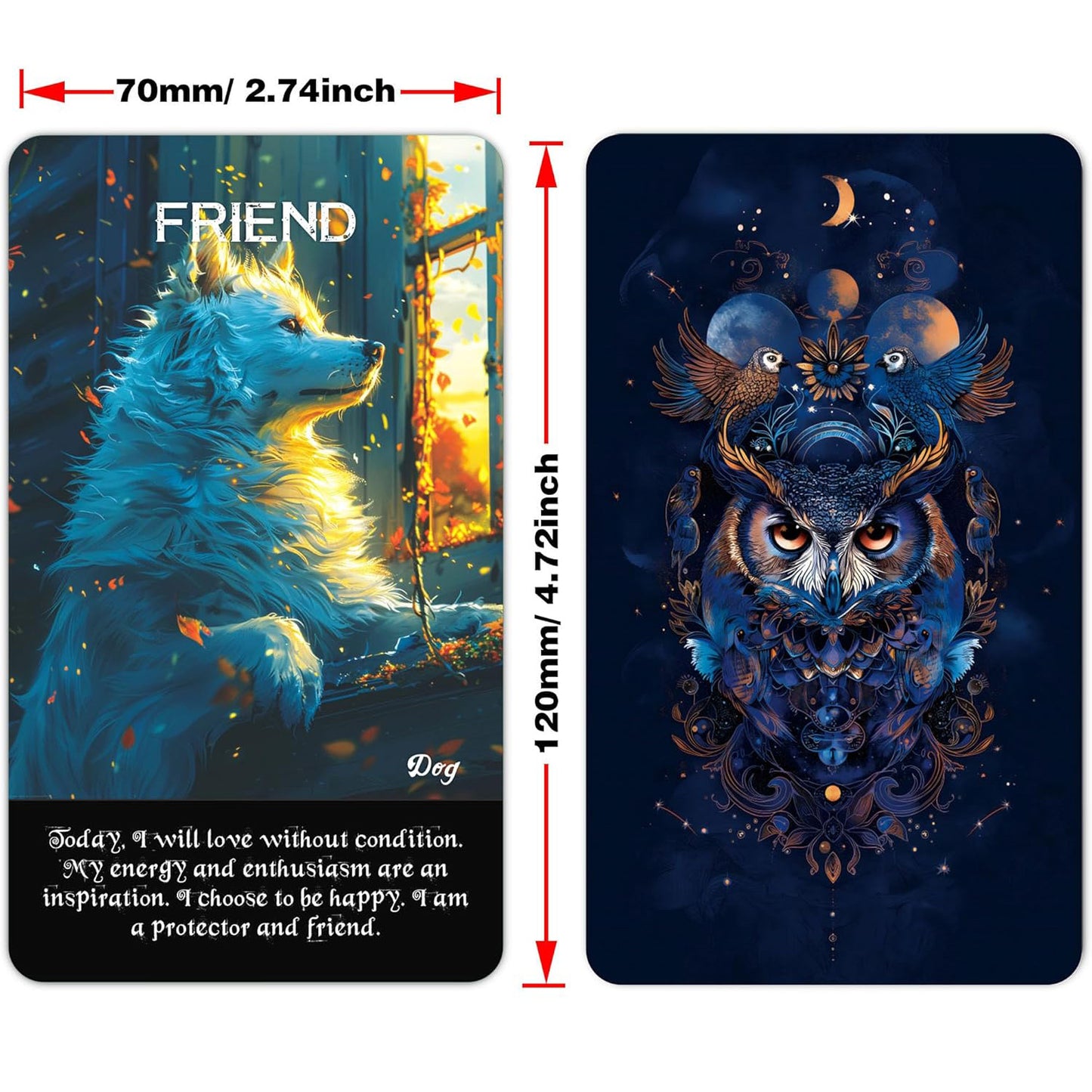 Spirit Animals Oracle: 52 Card Deck with keywords and messages