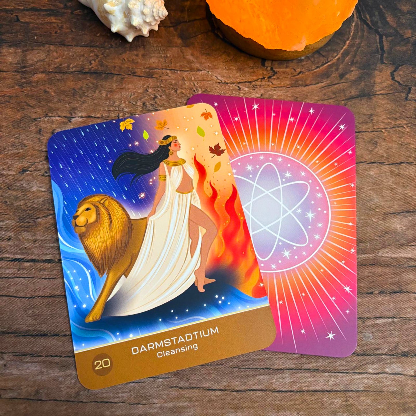 The Atomic Element Healing Oracle: 44 Card Deck & Guidebook of Goddesses, Angels, Medical Intuition, & the Periodic Table of Elements