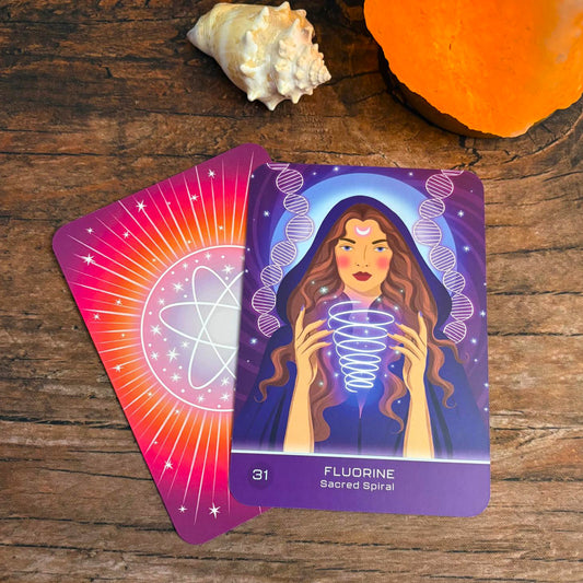 The Atomic Element Healing Oracle: 44 Card Deck & Guidebook of Goddesses, Angels, Medical Intuition, & the Periodic Table of Elements