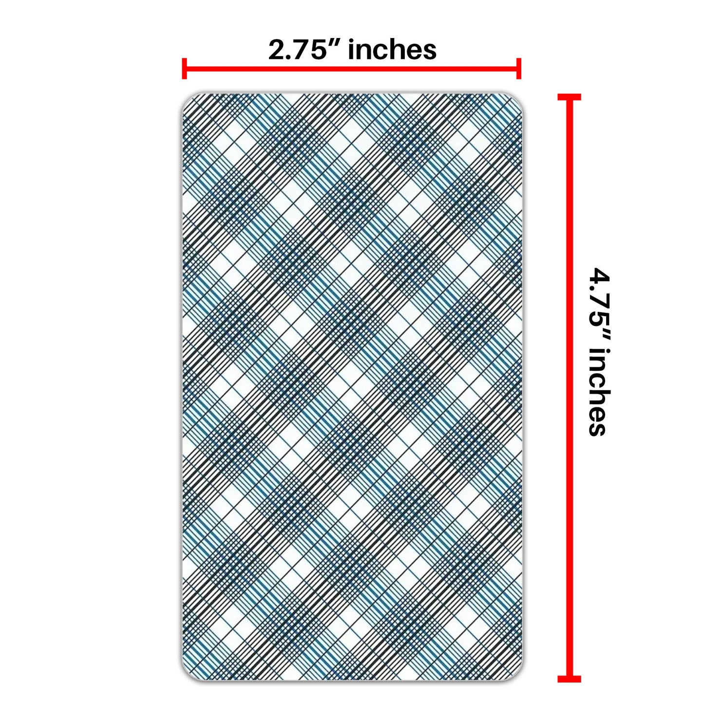 Blank Tarot Cards: 80 Round-Cornered Tarot Plaid Cards