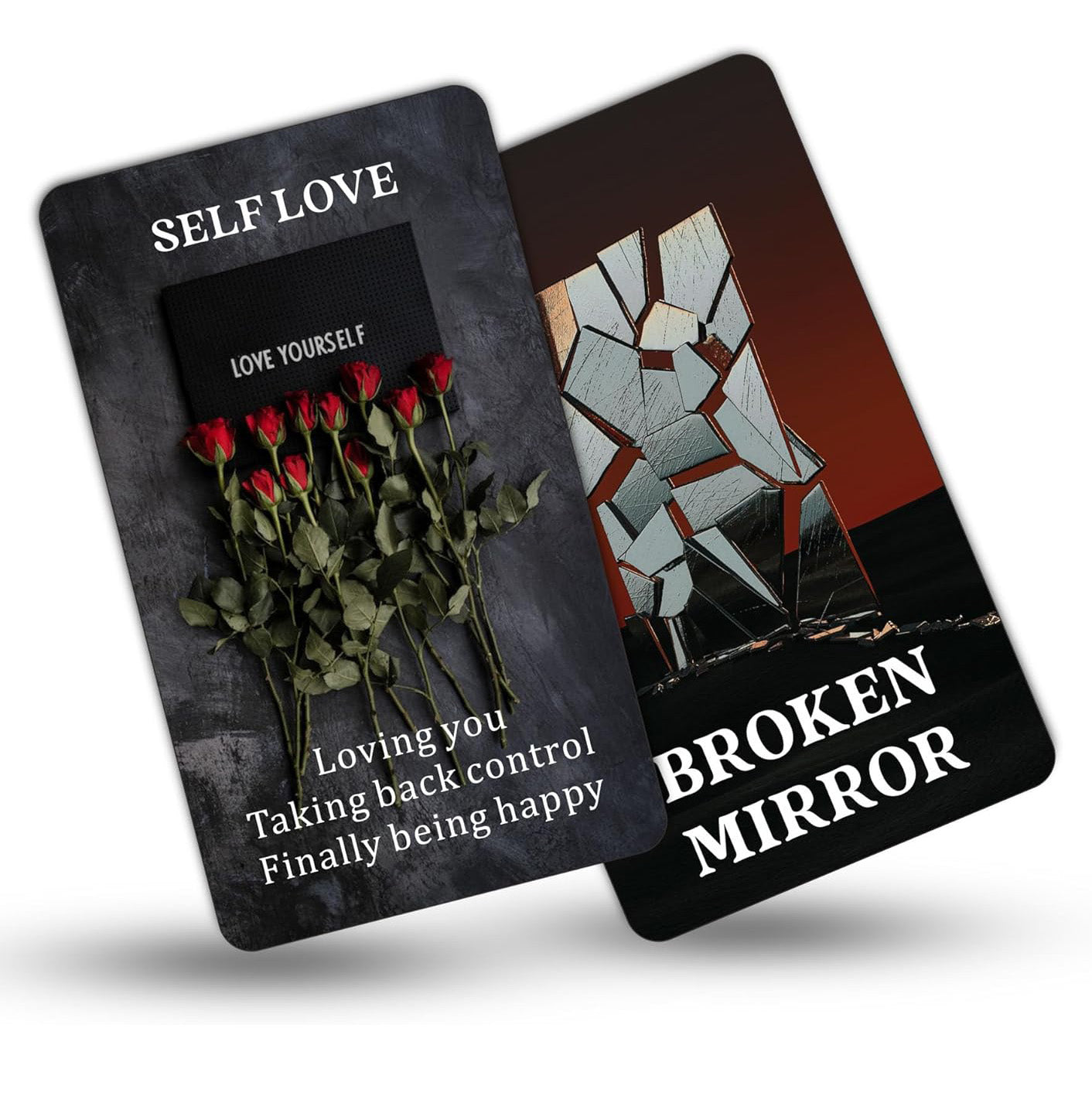 Broken Mirror Oracle: 55 Card Deck with keywords and messages
