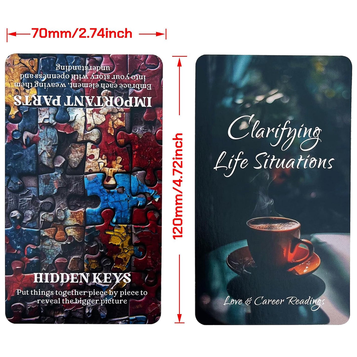 Clarifying Life Situations Oracle Cards - 80 Oracle Cards to Guide You On Your Life's Journey