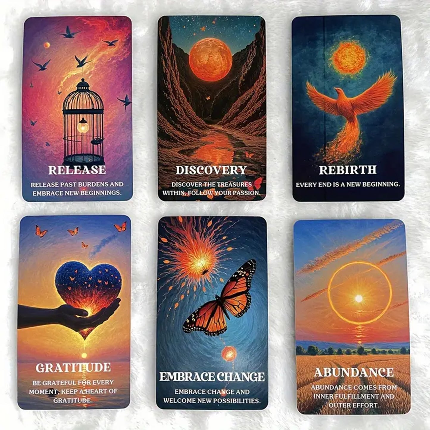 Cosmic Energy Oracle Cards: 54 Oracle card deck with keywords