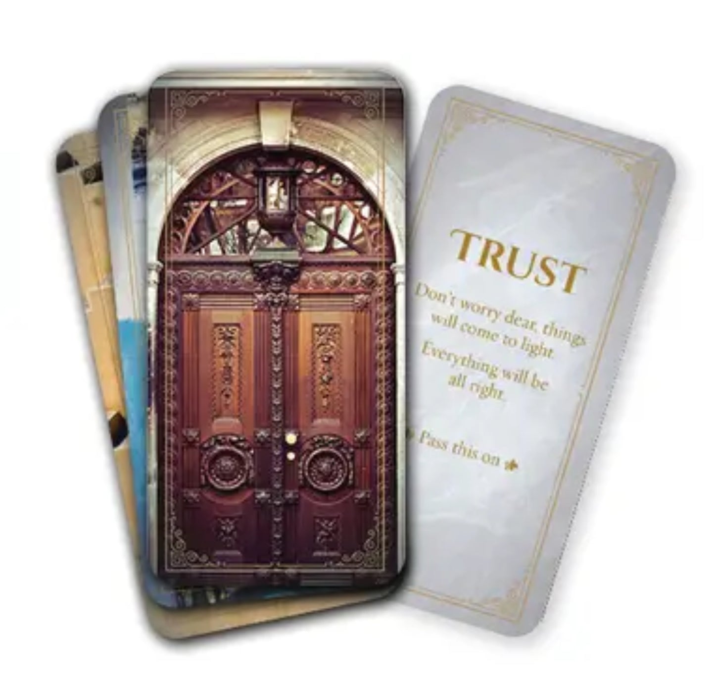 Divine Doors: Behind Every Door Lies Adventure, Mystery and Inspiration; 40 Full-Color Mini Oracle Cards
