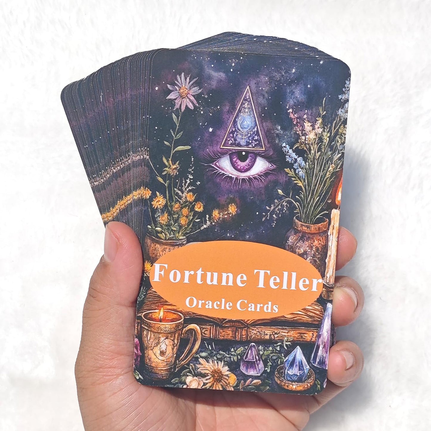 Fortune Teller Oracle: 56 Card Deck with keywords and messages