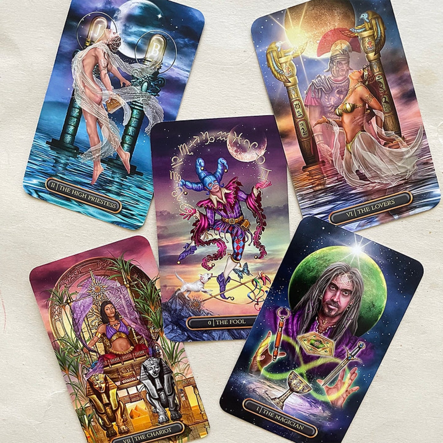 Gilded Tarot Royale Deck: 78 Tarot Cards & Guidebook