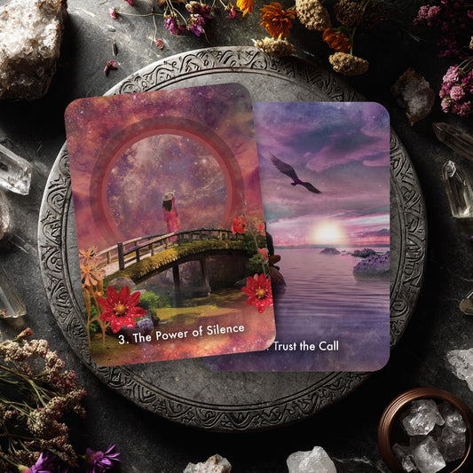Intuitive Whispers Oracle: 44 Oracle Card Deck and Guidebook