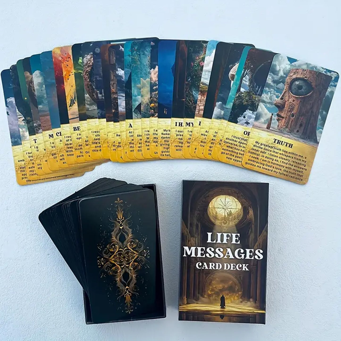 Life Messages Oracle: 54 Oracle Cards with Keywords and Messages