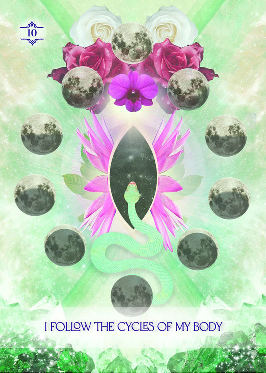 The Law of Positivism Healing Oracle: 50 Oracle Card Deck & Guidebook