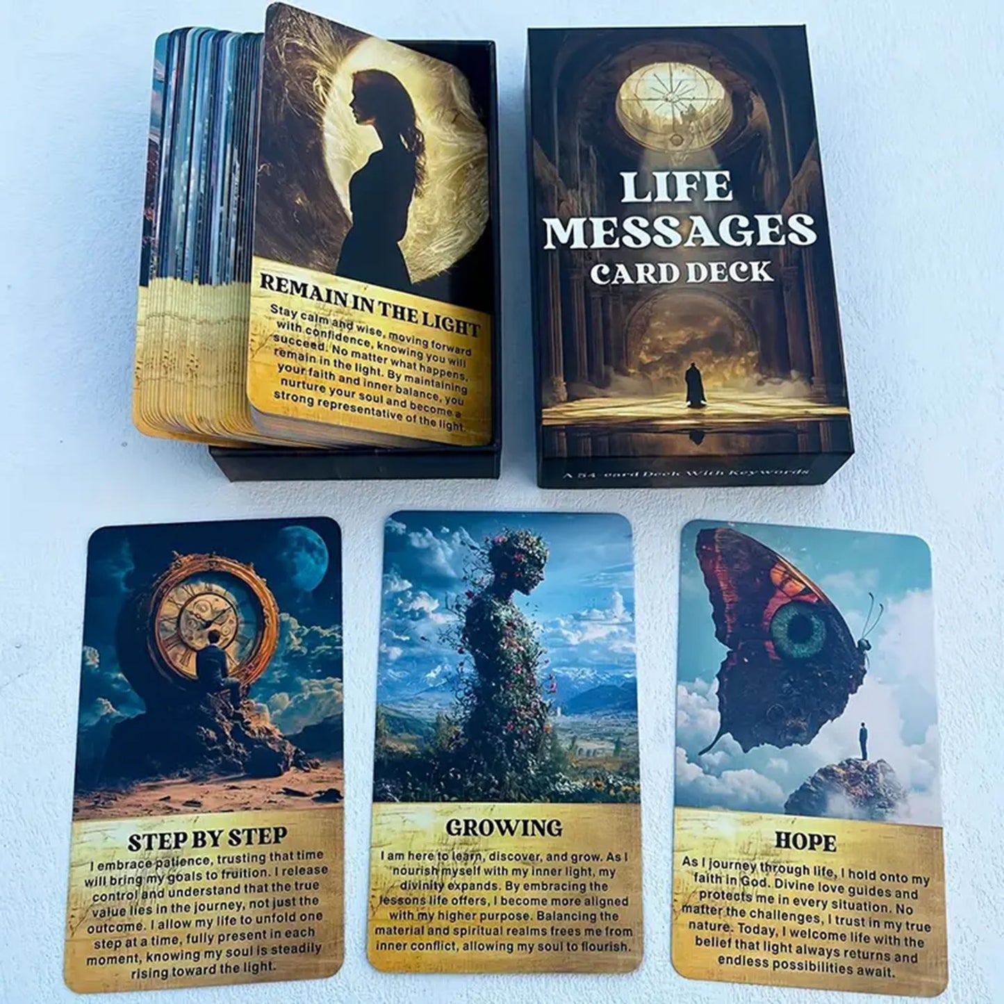 Life Messages Oracle: 54 Oracle Cards with Keywords and Messages