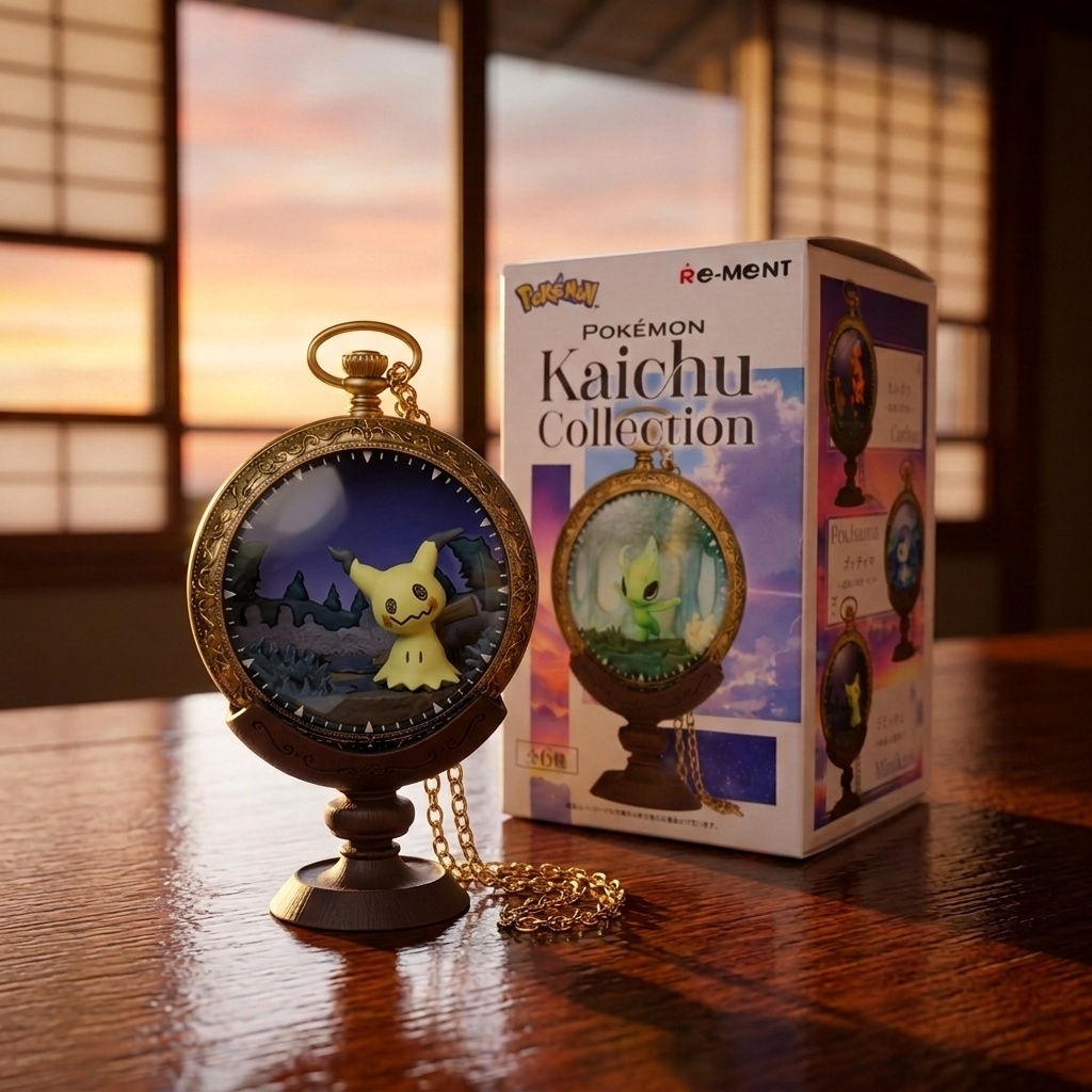 Re-ment Pokemon Kaichu Collection Pocket watch inspired collectibles
