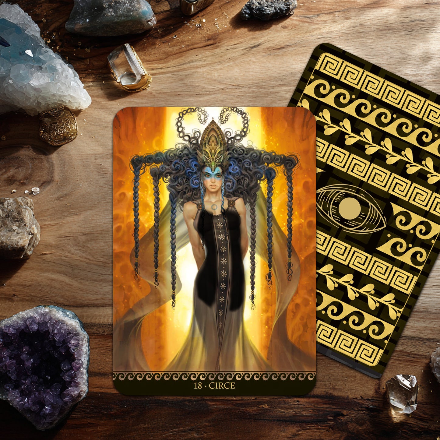 Odyssey Oracle: 36 Oracle Card Deck, each card depicts an episode from the Odyssey