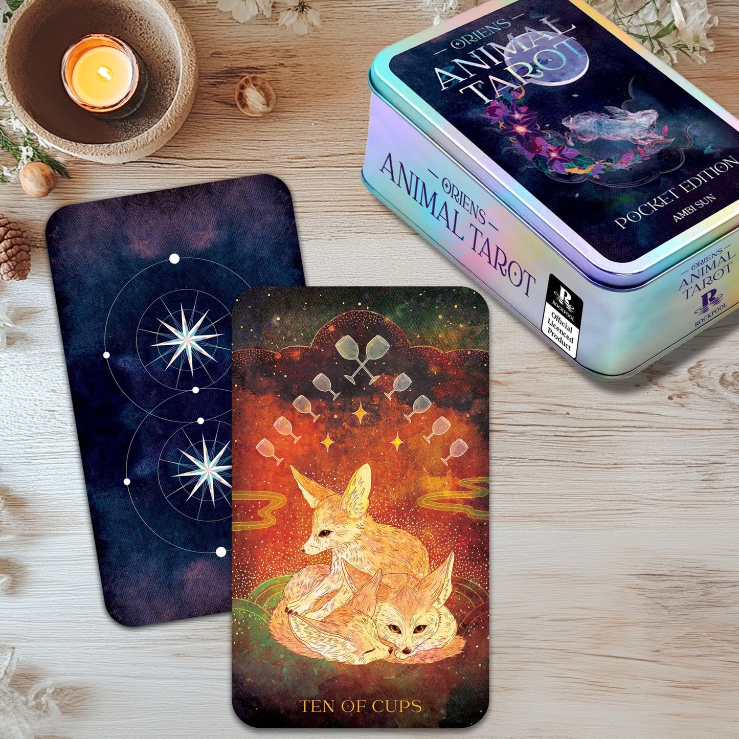Oriens Animal Tarot Pocket Edition: 78 tarot card deck and guidebook