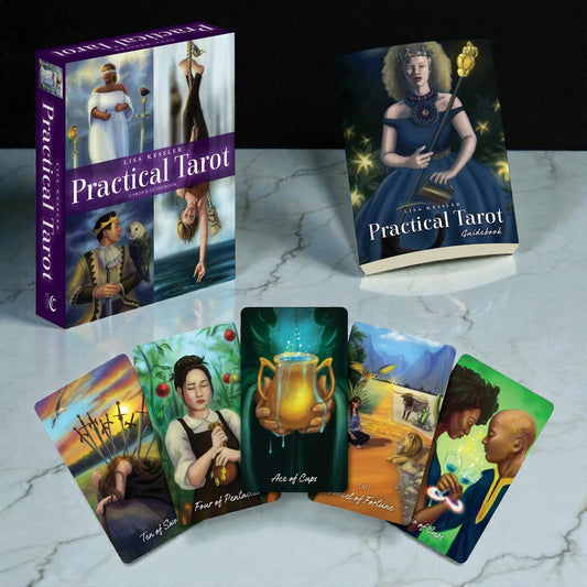 Practical Tarot – 78 Card Tarot Deck & Guidebook for Beginners and Intuitive Readings