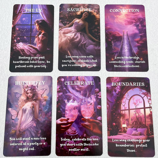 Romance and Love Oracle Cards: 50 Oracle Card Deck, A portal to the mysterious world of love