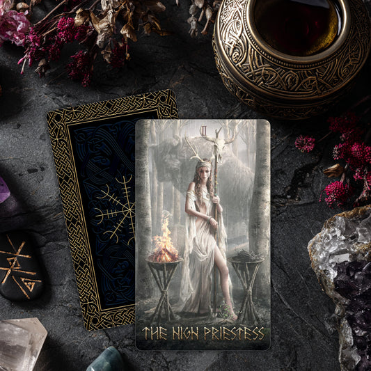 Runic Tarot Deck – Norse Mythology & Rune Wisdom Divination