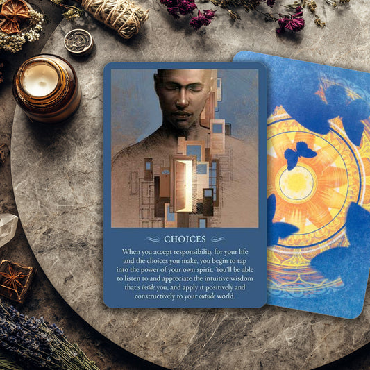 Spirit Messages Daily Guidance Oracle Deck: 50 Oracle Cards & Guidebook