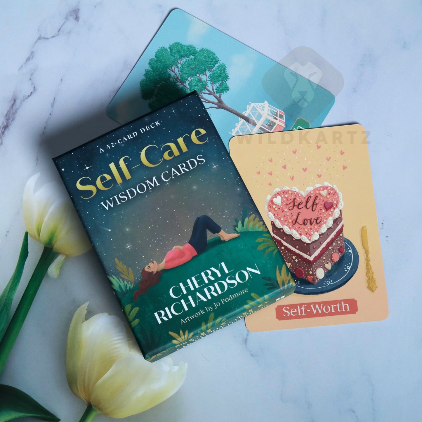 Self-Care Wisdom Cards: 52 Oracle Card Deck with messages for positive changes