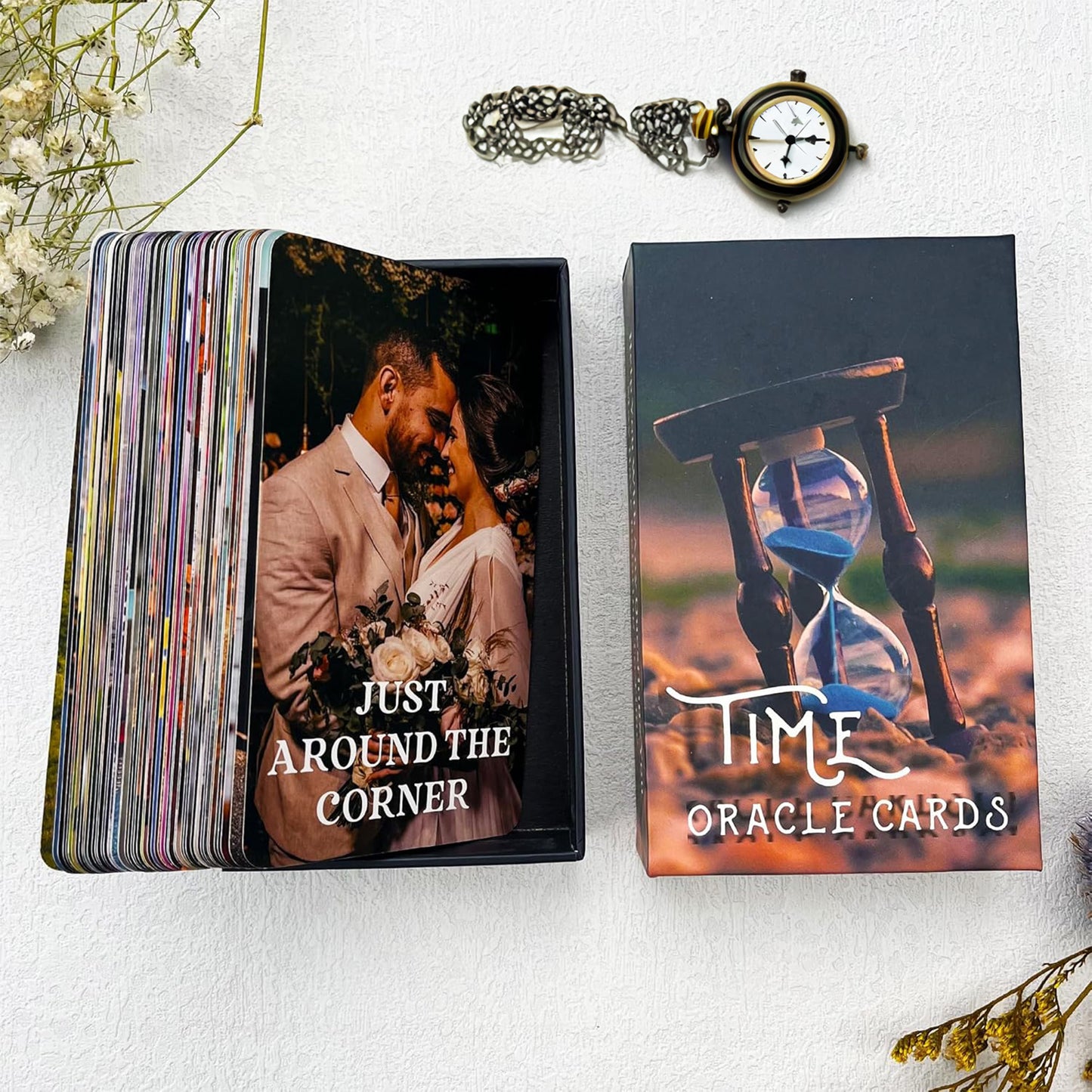 Time Oracle Cards: 54 Card Deck with key words for your time related questions