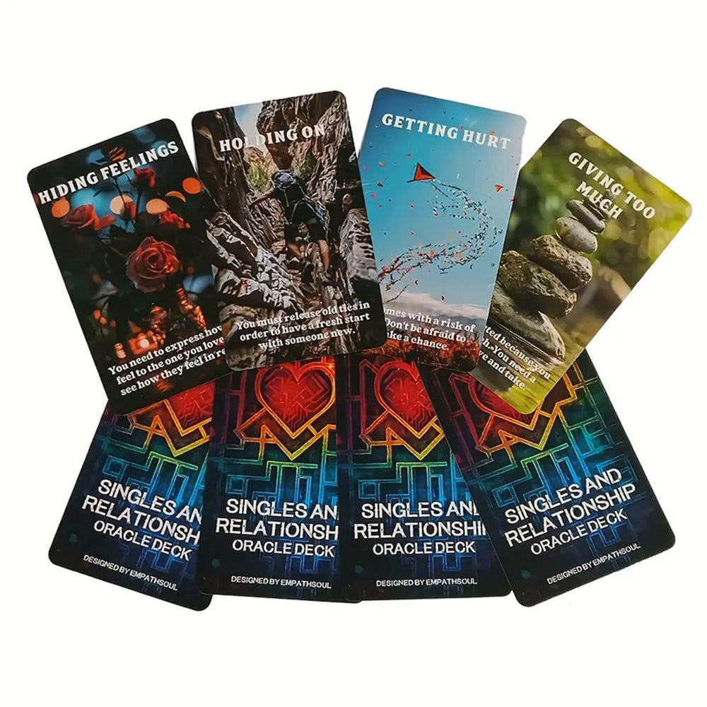 What's Blocking You Oracle: 80 Oracle Card Deck, Singles & Relationships, Help you clear these blocks to intimacy and true love