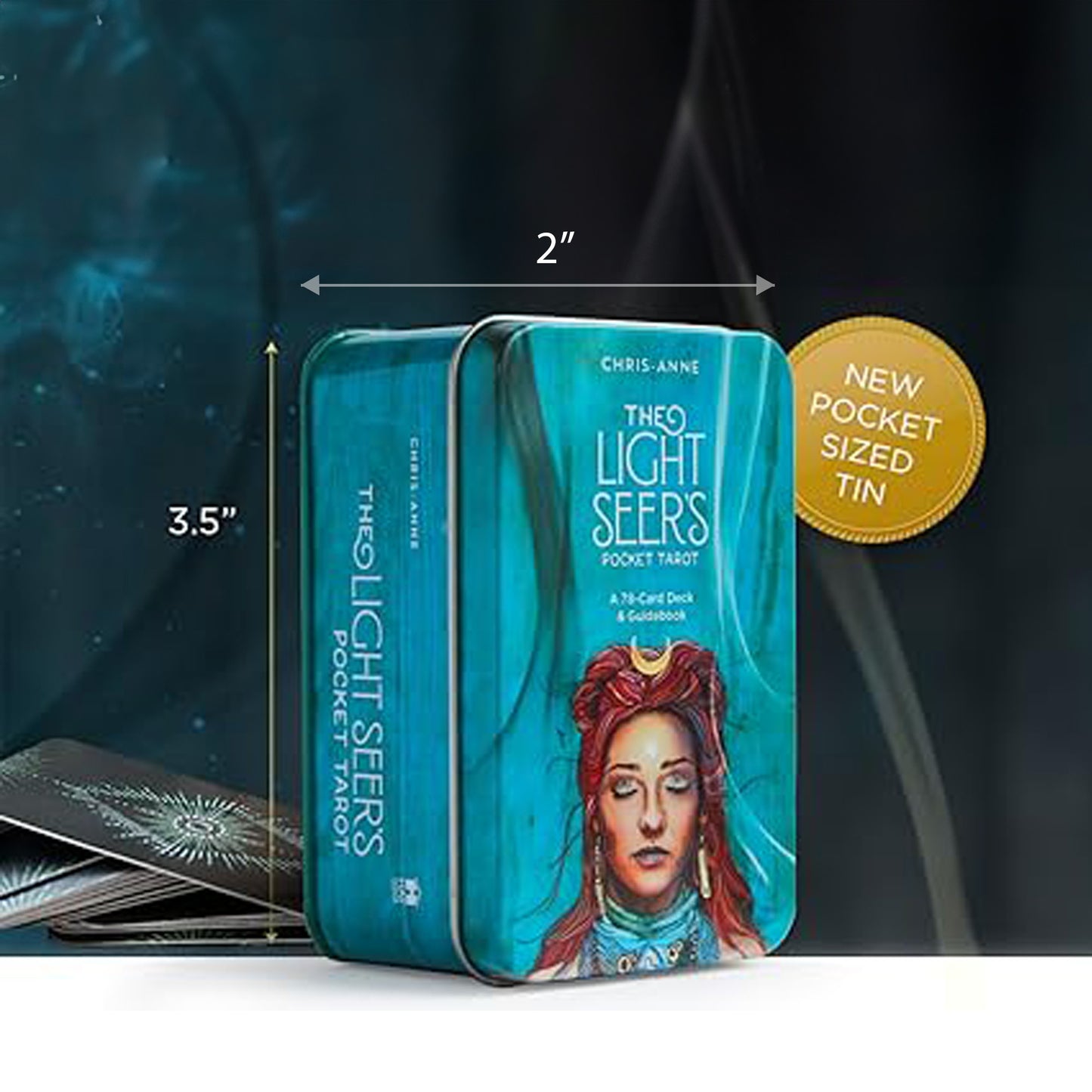 Pocket Light Seer's Tarot: Beautiful tarot cards in a Tin Box & Guidebook