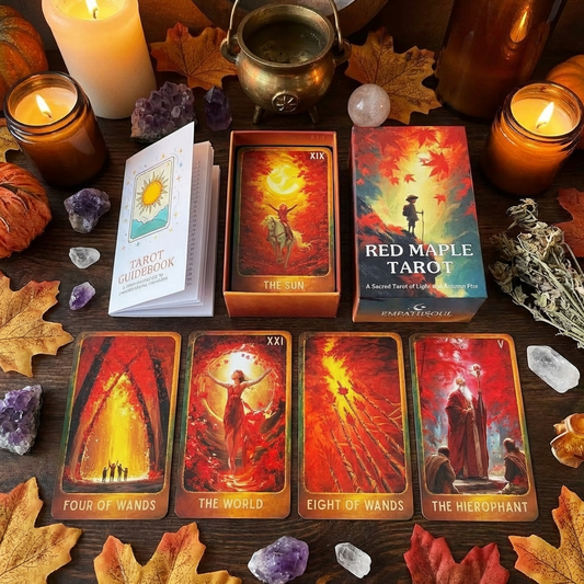 Red Maple Tarot - A Sacred tarot of Light and Autumn Fire