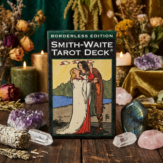 Smith-Waite Tarot Deck Borderless Edition: 78 Tarot Cards & instructions booklet