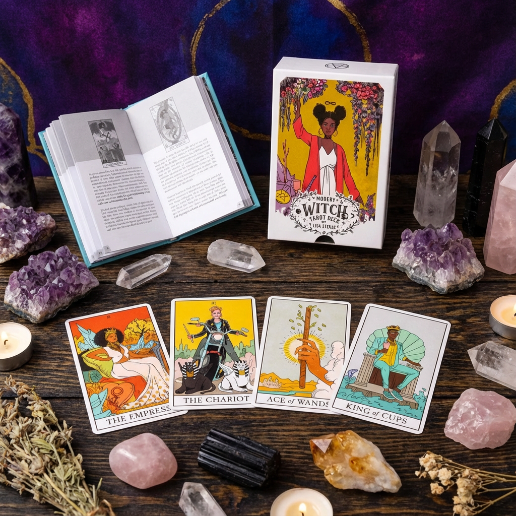 Modern Witch Tarot Deck: 78 Tarot Cards with Guidebook