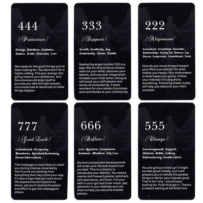 Angel Number Oracle Cards: 56 Oracle Card Deck with angelic messages for your higherself