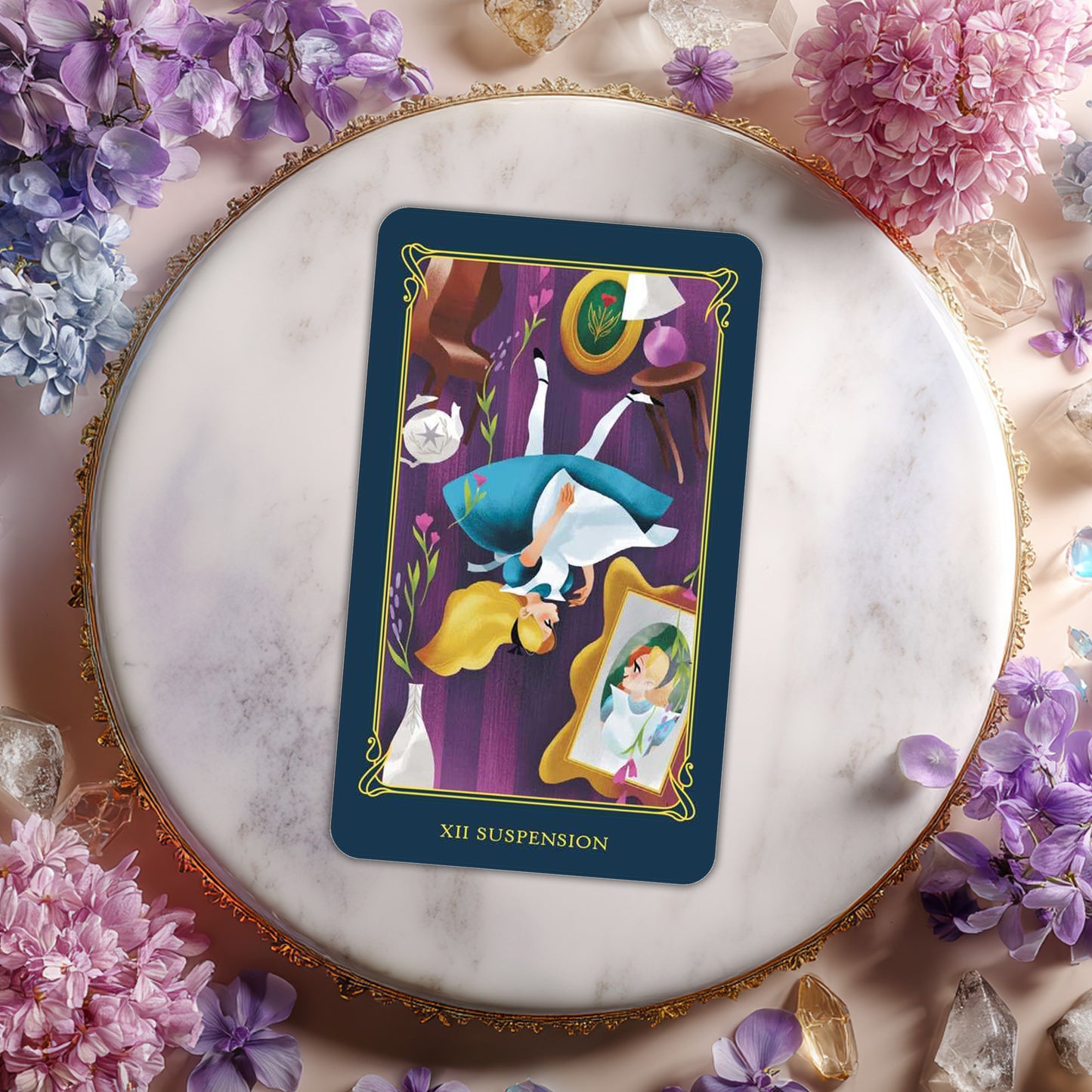 Alice in Wonderland Tiny Tarot Deck and Guidebook
