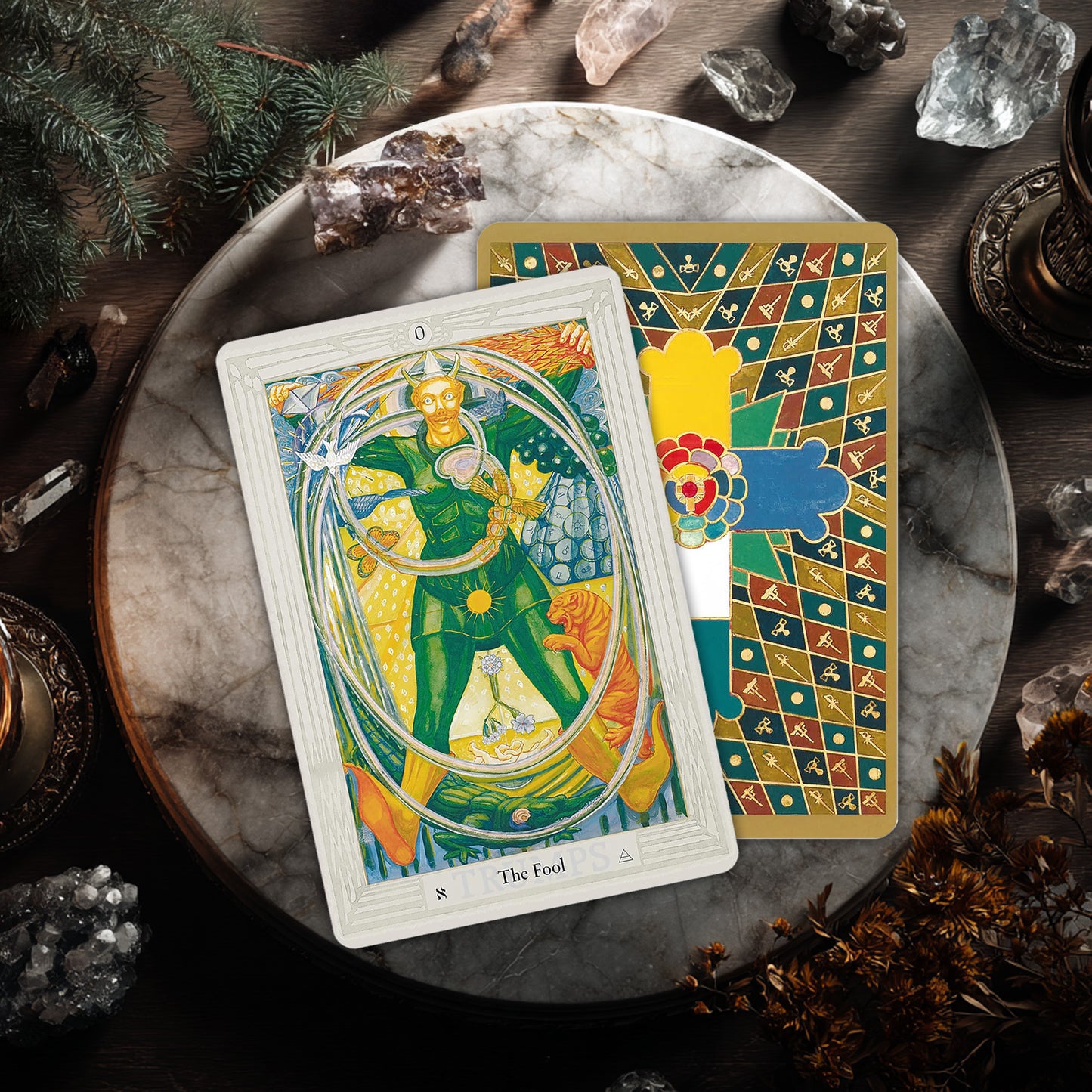 Crowley Thoth Tarot (Small Deck Edition): 78 Tarot Card Deck & instructions booklet