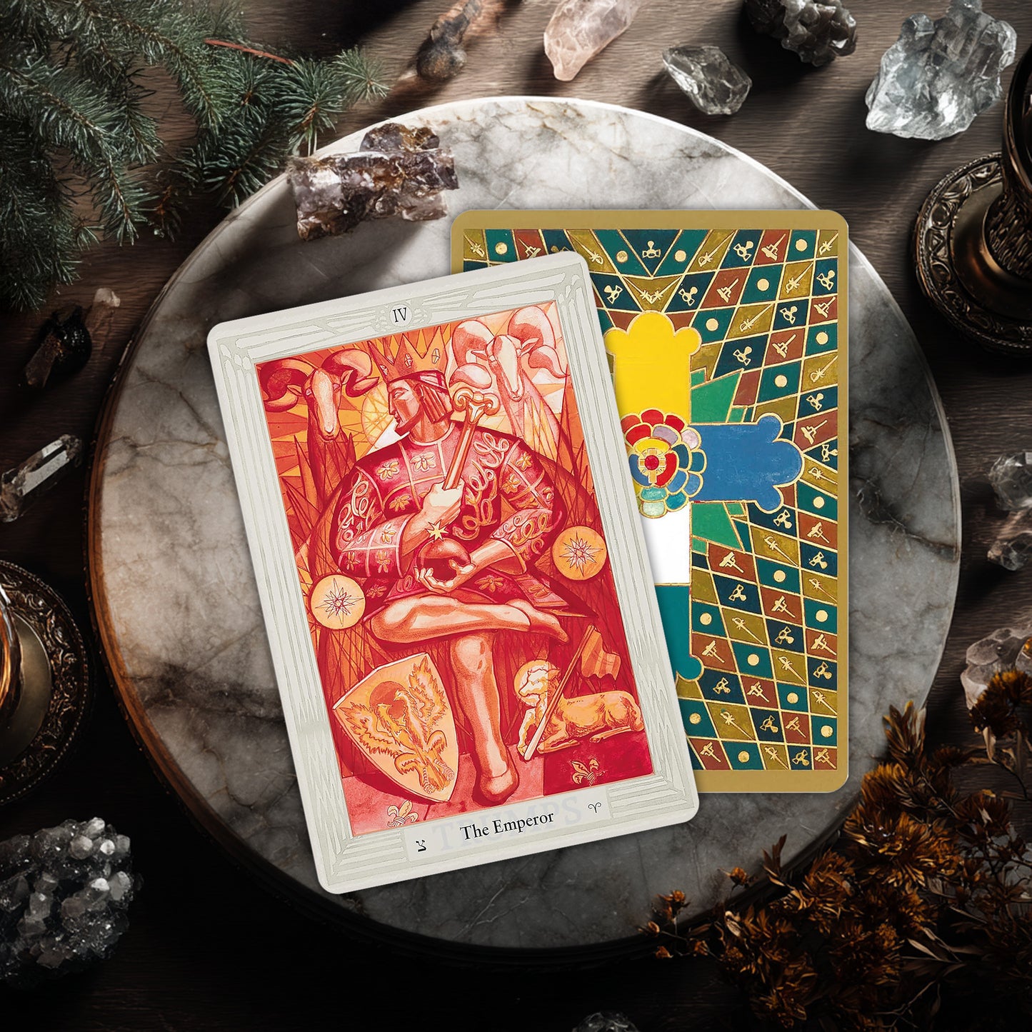 Crowley Thoth Tarot (Small Deck Edition): 78 Tarot Card Deck & instructions booklet