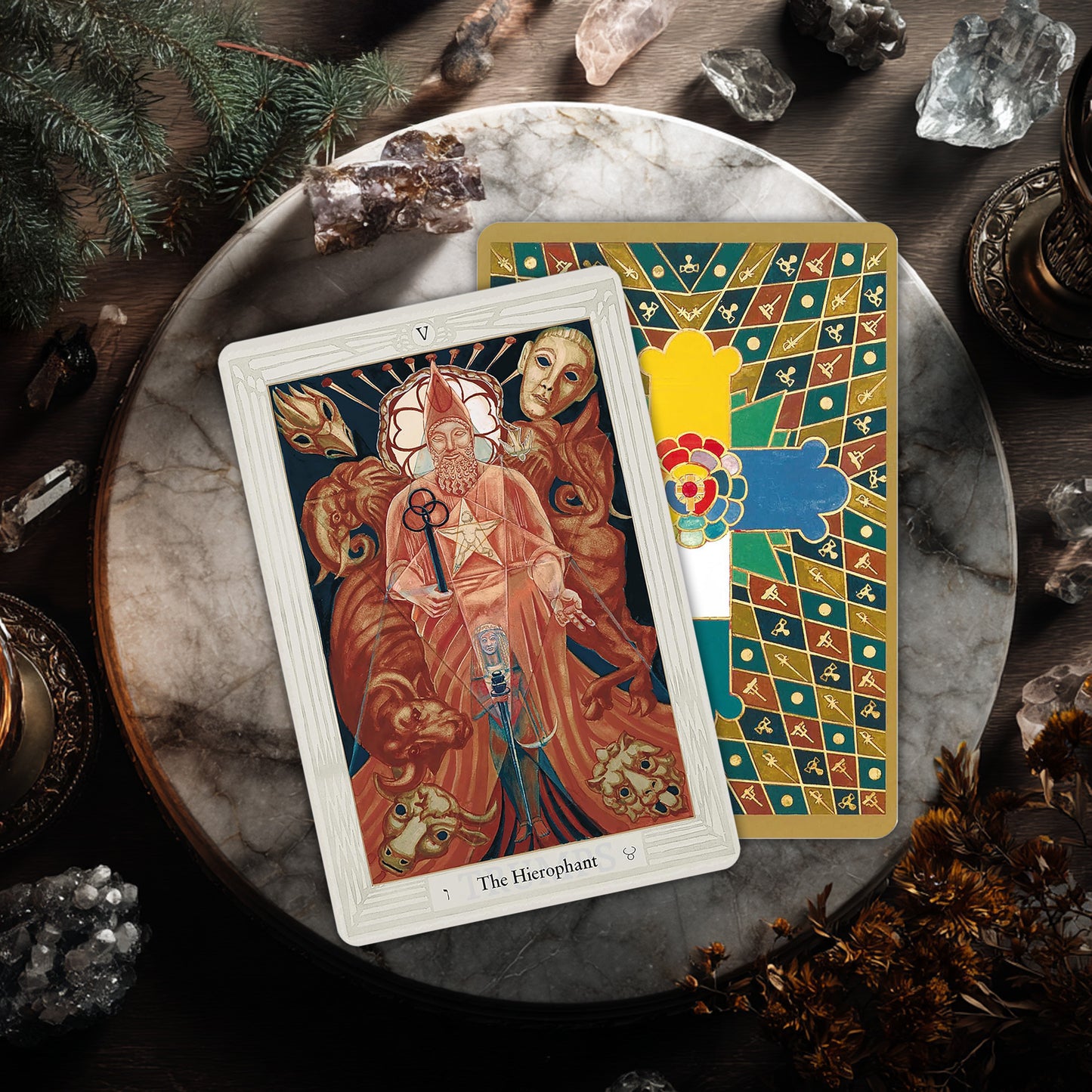 Crowley Thoth Tarot (Small Deck Edition): 78 Tarot Card Deck & instructions booklet