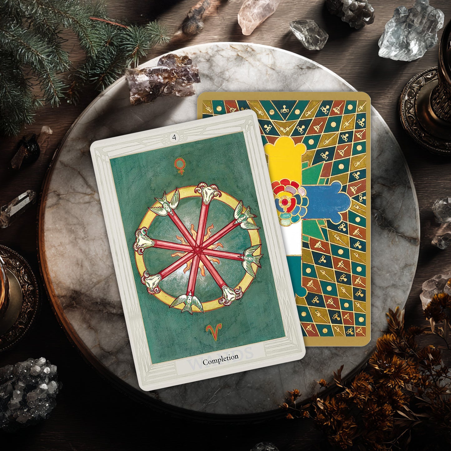 Crowley Thoth Tarot (Small Deck Edition): 78 Tarot Card Deck & instructions booklet