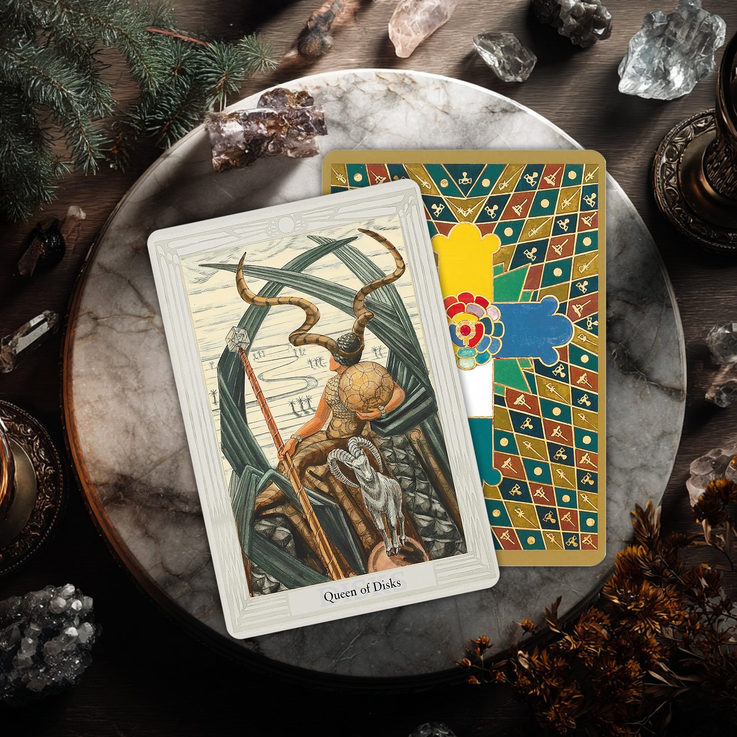 Crowley Thoth Tarot (Small Deck Edition): 78 Tarot Card Deck & instructions booklet