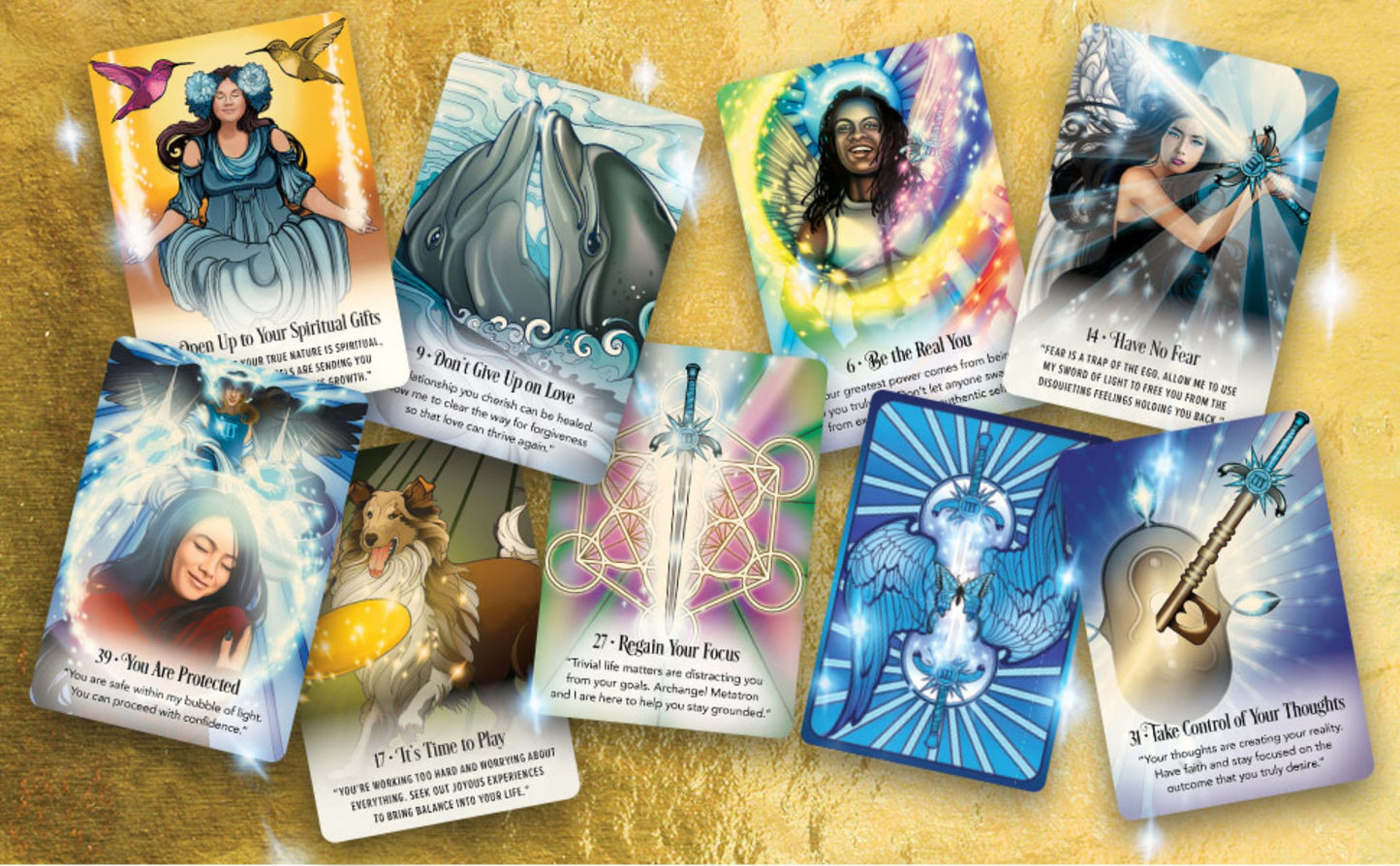 The Archangel Michael Sword of Light Oracle: 44 Oracle Cards & Guidebook