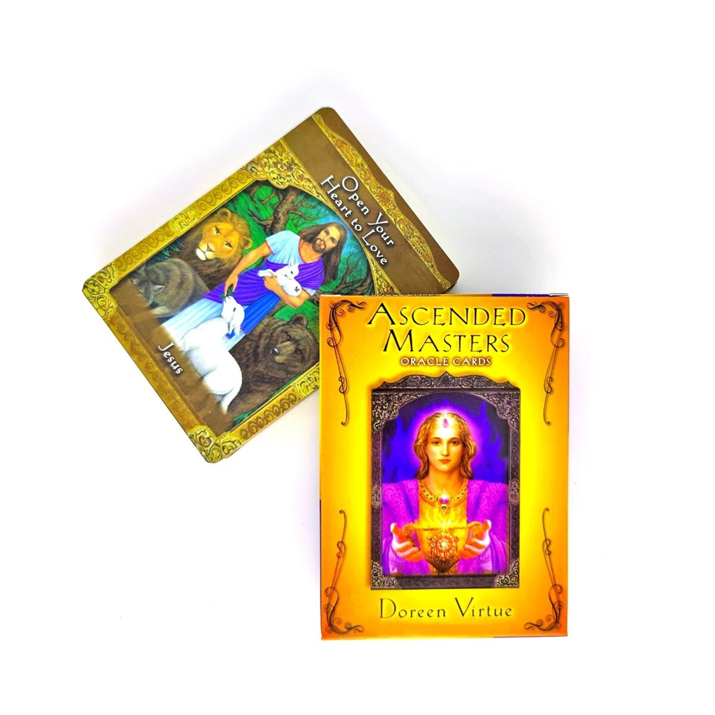 Ascended Masters Oracle Deck: 44 Oracle Cards by Doreen Virtue (small reprint version)