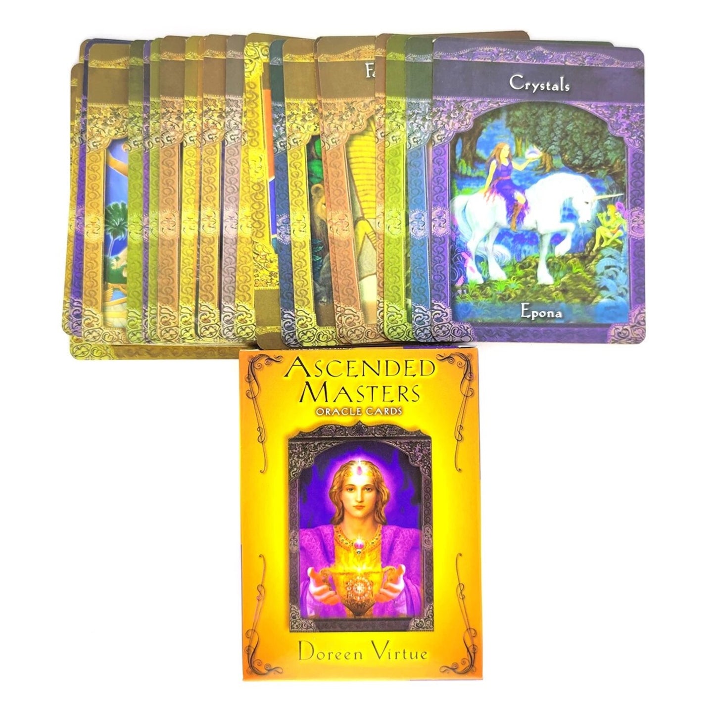 Ascended Masters Oracle Deck: 44 Oracle Cards by Doreen Virtue (small reprint version)