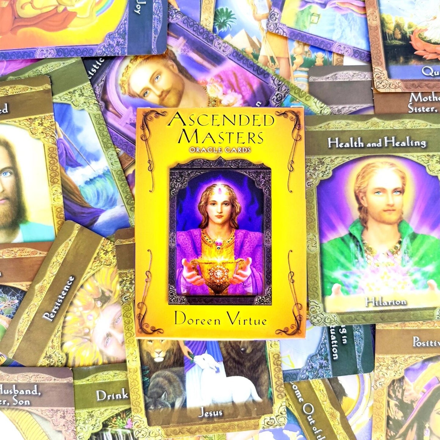 Ascended Masters Oracle Deck: 44 Oracle Cards by Doreen Virtue (small reprint version)