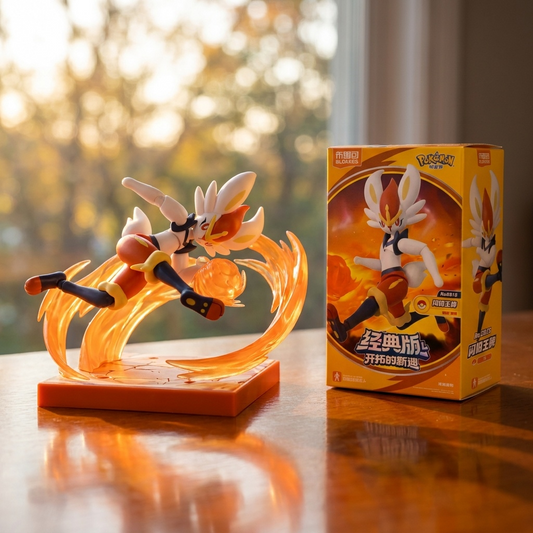 Blokees Pokemon Cinderace Figure Building Blocks Assembling Model