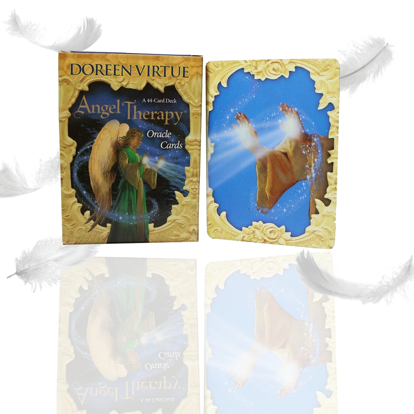 Angel Therapy Oracle: 44 Oracle Card Deck & pdf guide; Doreen Virtue (small reprint version)