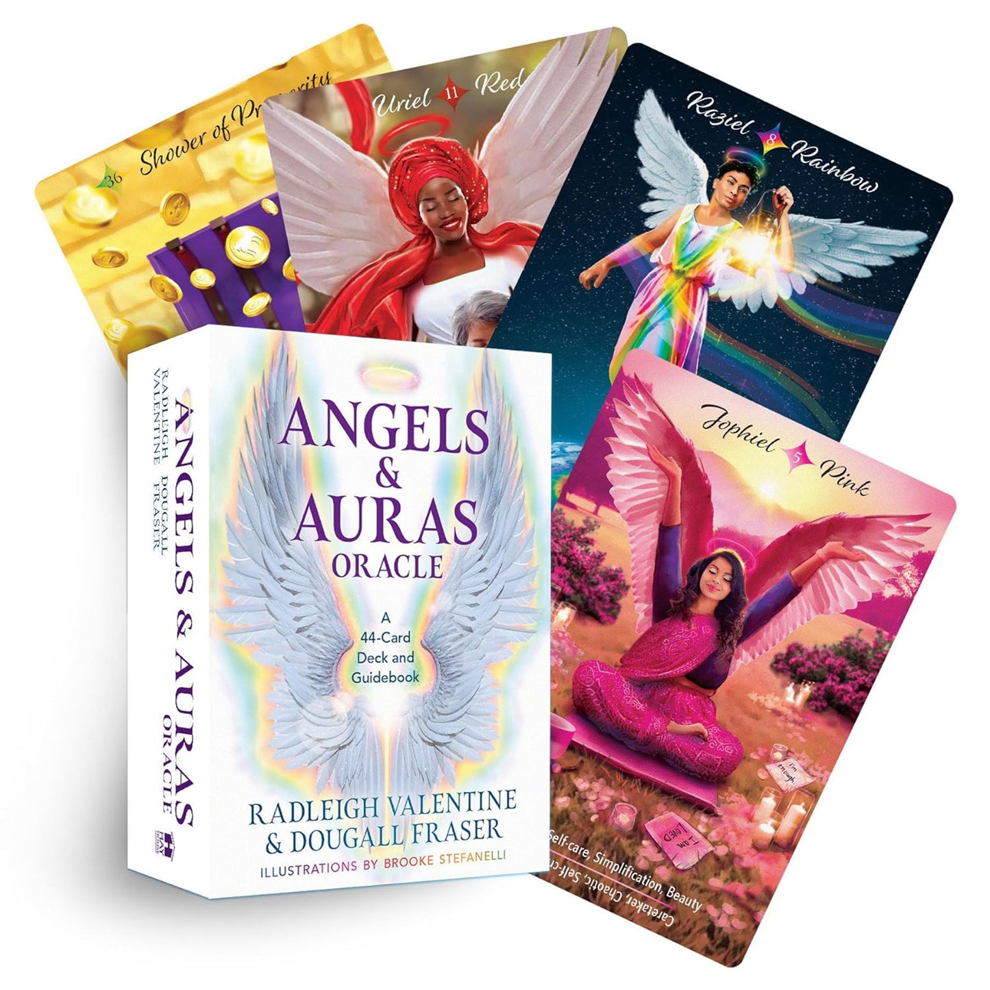 Angels and Auras Oracle Deck: 44 Oracle Cards Guidebook