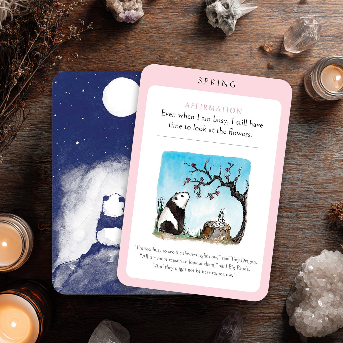 Big Panda and Tiny Dragon Affirmation Cards