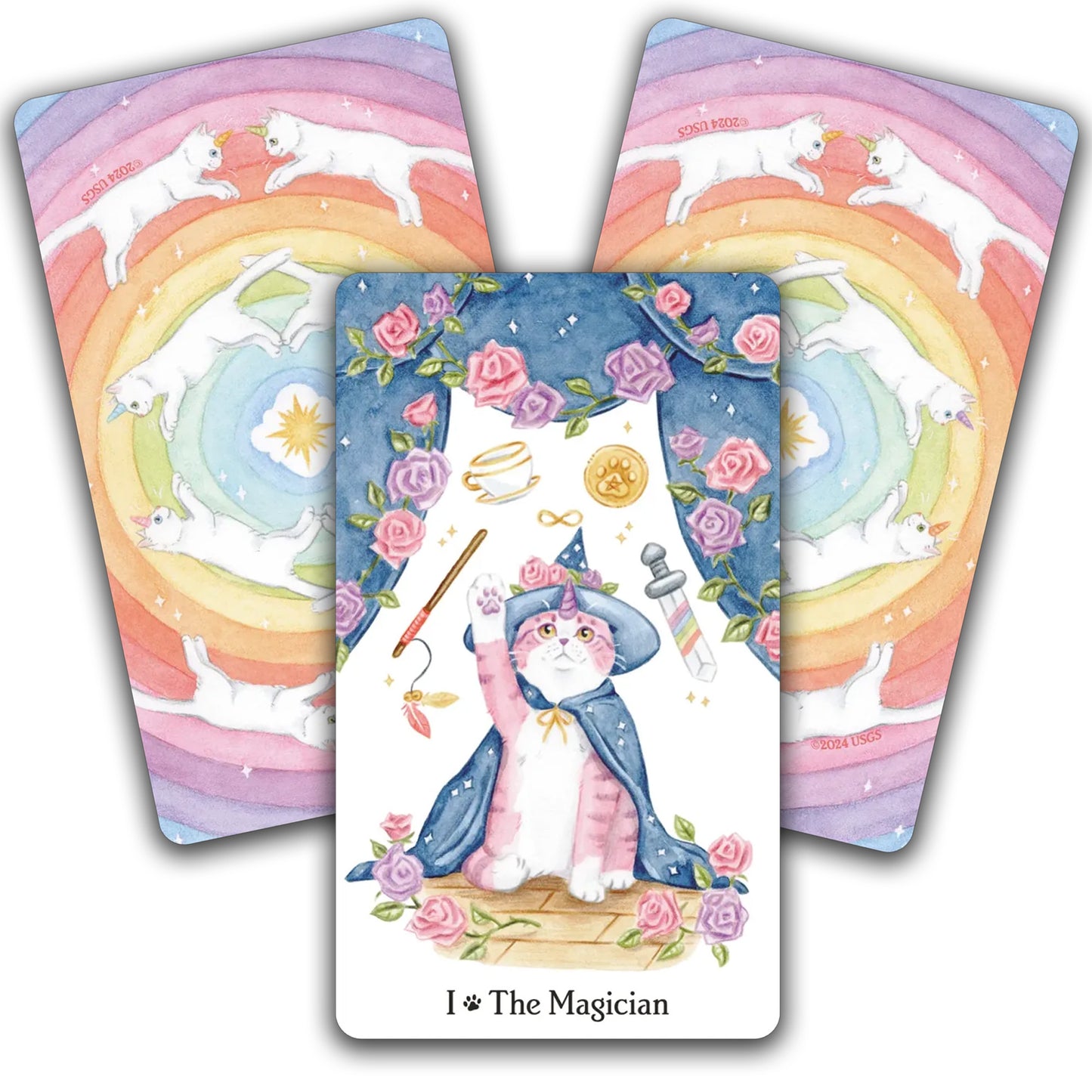 Caticorn Tarot: 78 Tarot Cards & Guidebook Set