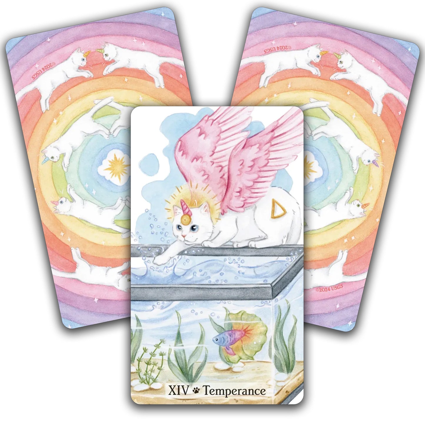 Caticorn Tarot: 78 Tarot Cards & Guidebook Set